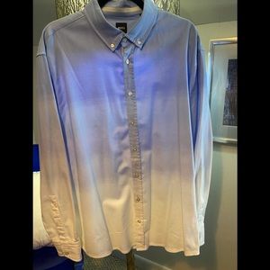 Hugo Boss blue ombre button down